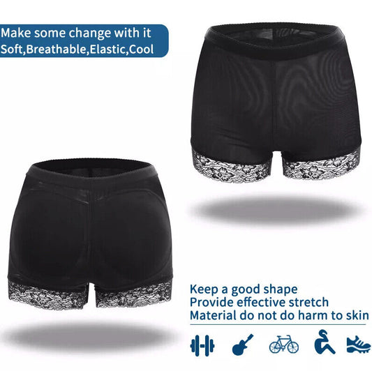 Booty Shaper Padded Underwear Panty Women's FAKE ASS Butt Lifter, butt pad