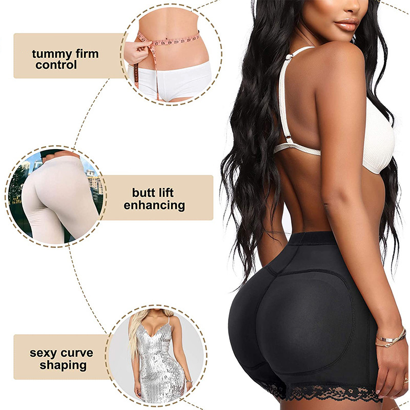 Booty Shaper Padded Underwear Panty Women's FAKE ASS Butt Lifter, butt pad