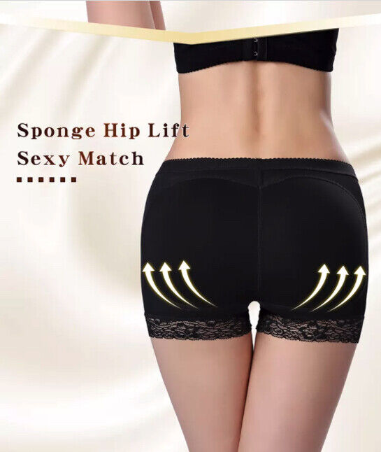 Booty Shaper Padded Underwear Panty Women's FAKE ASS Butt Lifter, butt pad