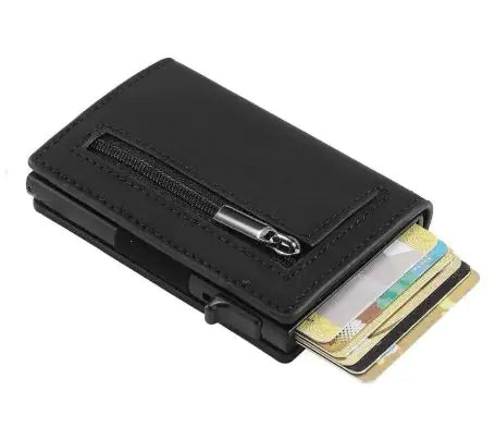 Men's Ultra-thin RFID Anti-theft Metal Card Sleeve