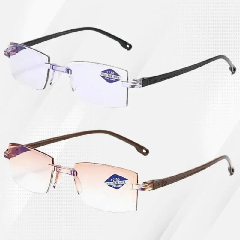 Smart Zoom Anti-Blue Light Reading Glasses for All