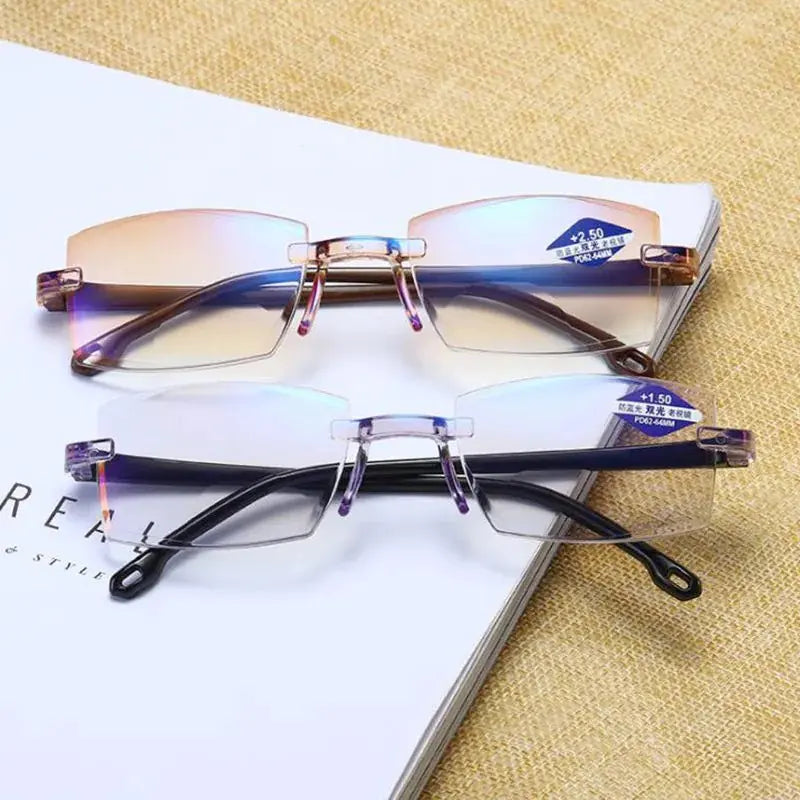 Smart Zoom Anti-Blue Light Reading Glasses for All
