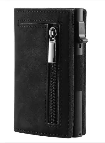 Men's Ultra-thin RFID Anti-theft Metal Card Sleeve