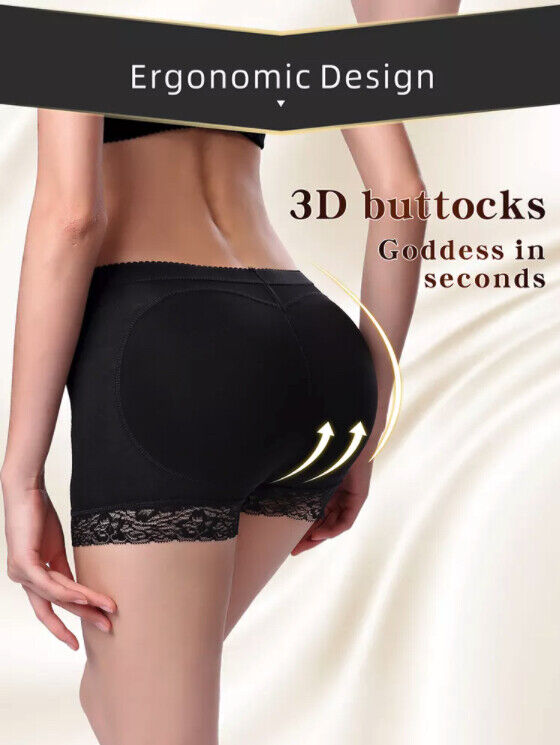 Booty Shaper Padded Underwear Panty Women's FAKE ASS Butt Lifter, butt pad