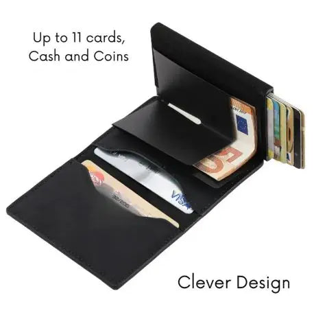 Men's Ultra-thin RFID Anti-theft Metal Card Sleeve